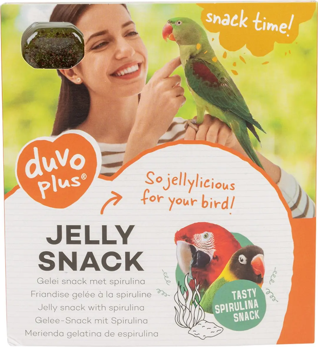 Duvo Vogelsnack Gelei Spirulina - 12 Stuks 5g