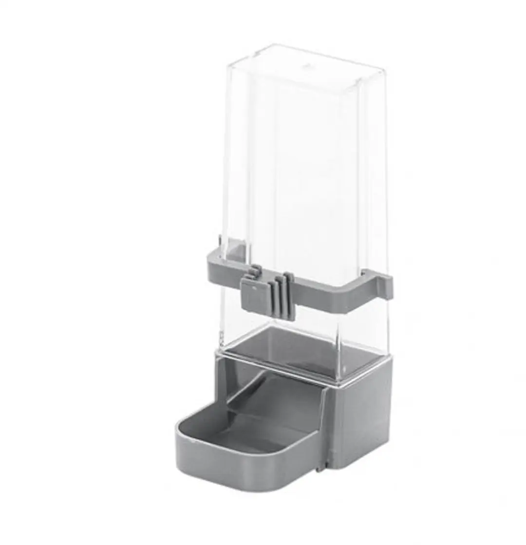 DuvoPlus Voerbak Parkiet 5,5x8x15cm - Wit