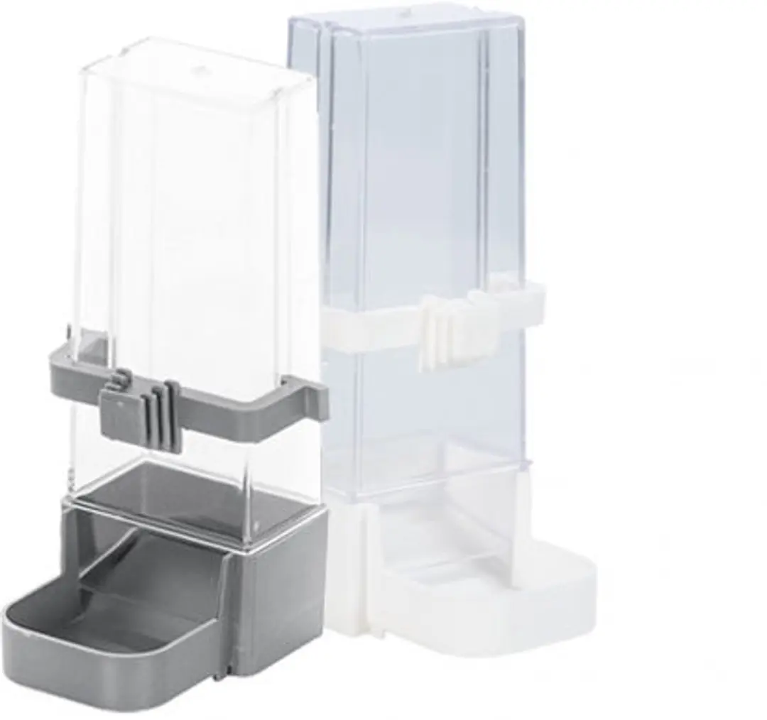 DuvoPlus Voerbak Parkiet 5,5x8x15cm - Wit