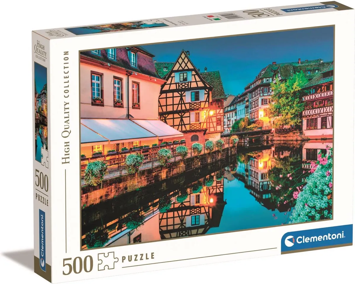Clementoni Strasbourg Oude Stad Puzzel 500 Stukjes