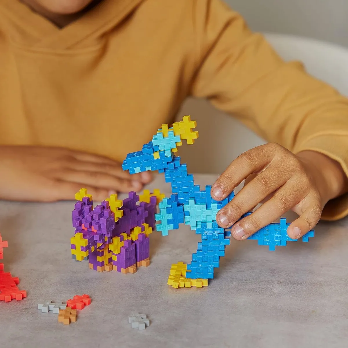 Plus-Plus Learn to Build Dino's 600 Delig Bouwset