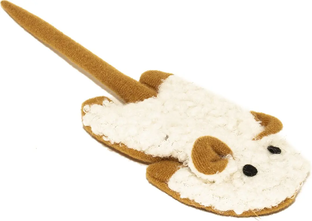 Duvo+ Cushy Knisper Muis - Bruin/Wit