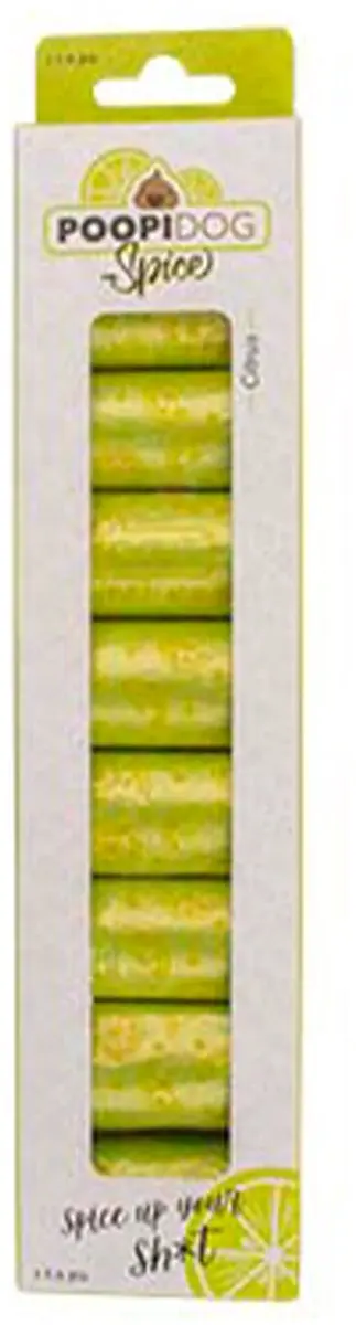 DuvoPlus Hondenpoepzakjes Spice Limoen 60 Stuks