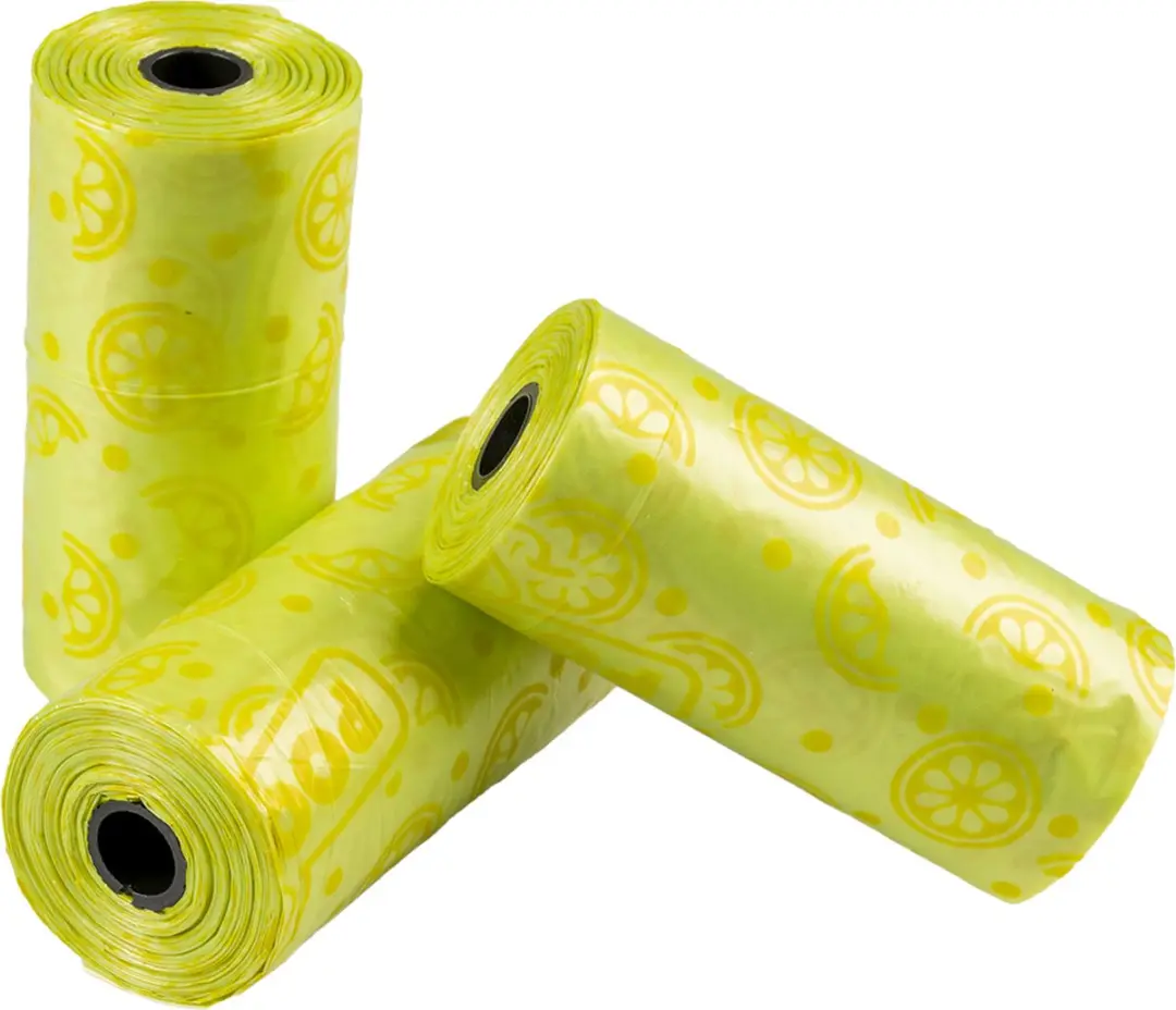 DuvoPlus Hondenpoepzakjes Spice Limoen 60 Stuks