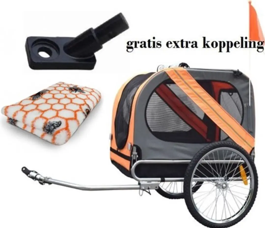 Duvo+ Hondenfietskar Pet Trailer 2