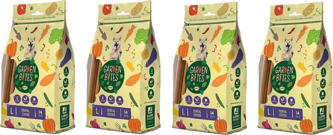 Duvo Garden Bites Dental Sticks Glutenvrij L