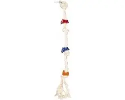 DuvoPlus Vogeltouw met 4 Knopen - 70cm