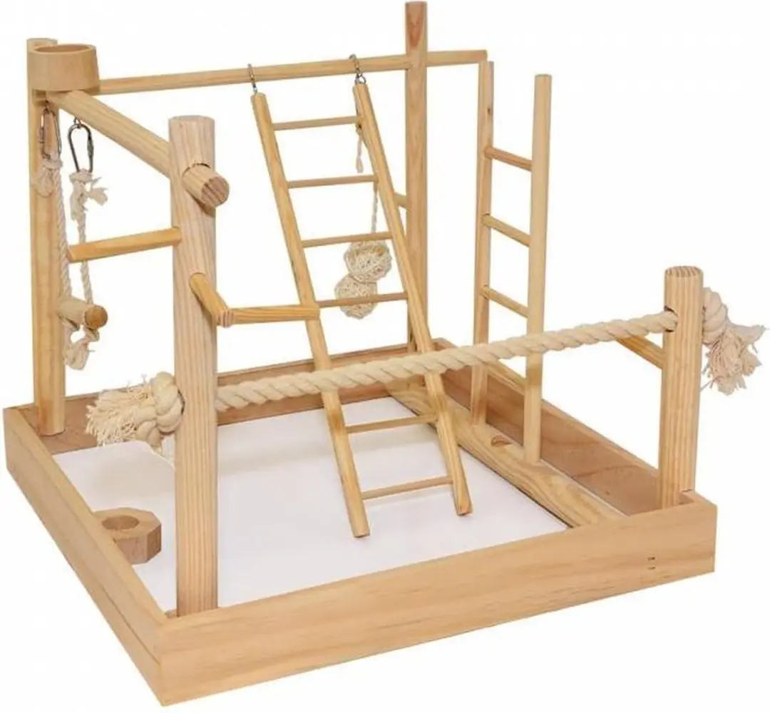 Duvo+ 3-in-1 Vogelspeeltuin Hout