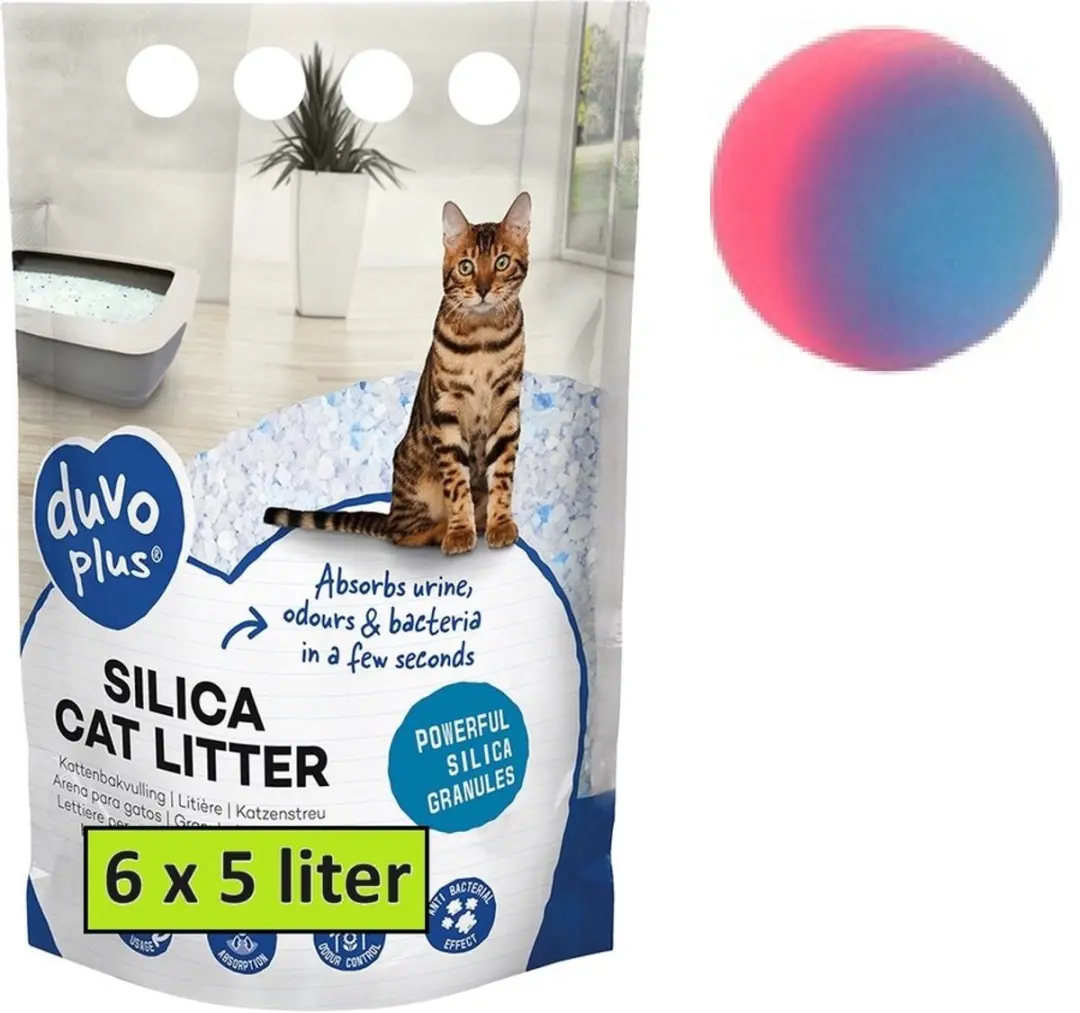 Duvo Silica Kattenbakvulling 30L