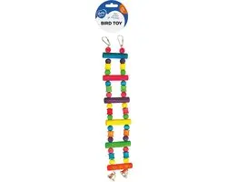 Duvo Kleurrijke Houten Ladder met Bel 35cm