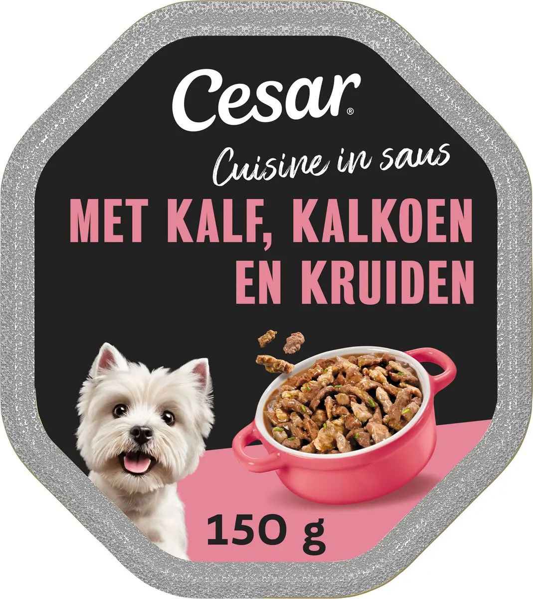 César Primeur Paté Kalf & Tuinworteltjes 300g