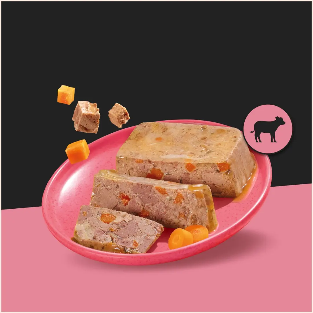 César Primeur Paté Kalf & Tuinworteltjes 300g - 10 Stuks