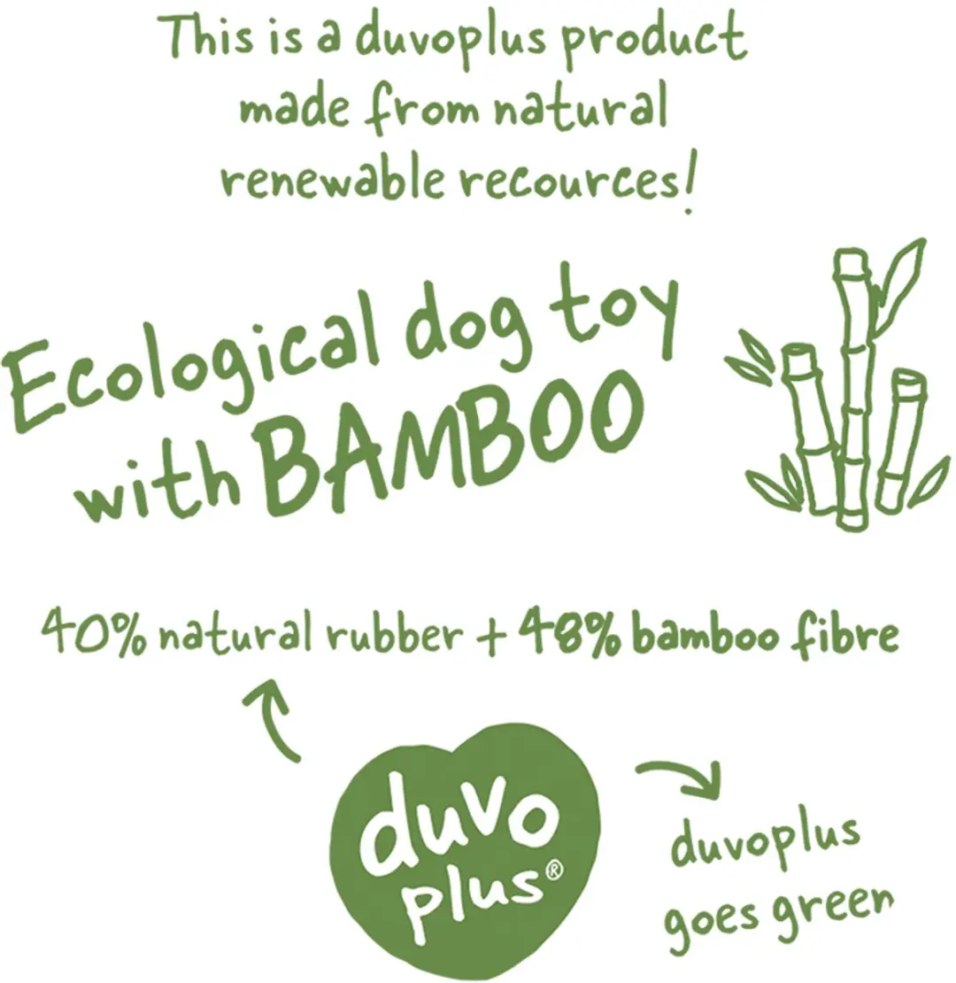 DuvoPlus Eco Rubber Ring Bamboe/Rijst + Katoen - Gemengde Kleuren