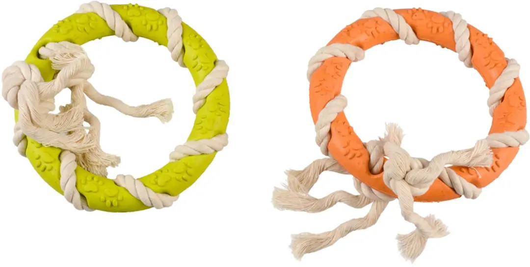 DuvoPlus Eco Rubber Ring Bamboe/Rijst + Katoen