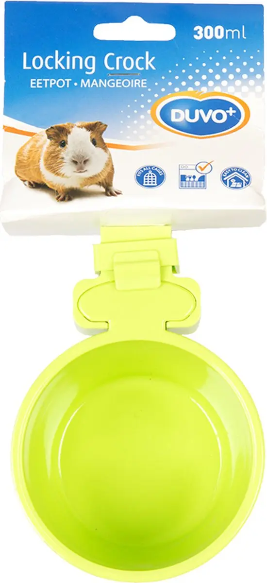 Duvo Duvoplus Voerbak Eetpot 300ml - 9,5cm Groen