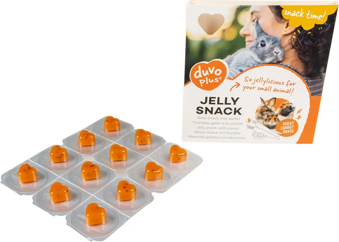 DuvoPlus Knaagdier Gelei Snack Wortel 12st