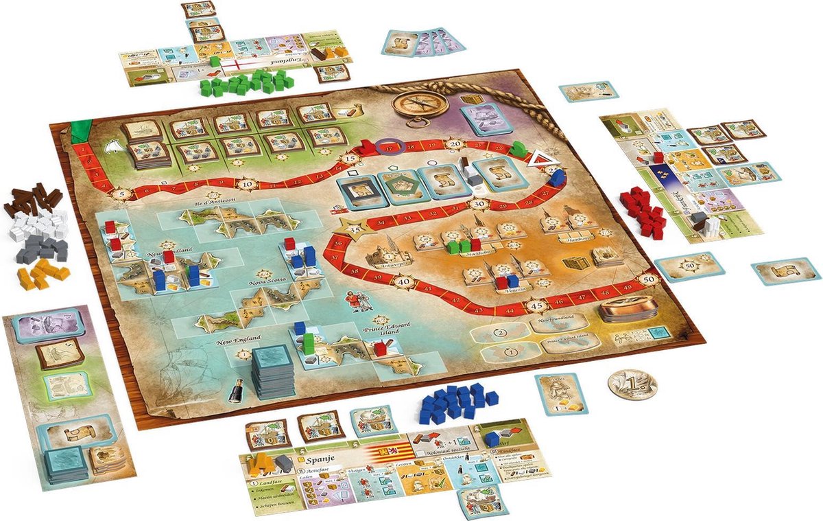 Race to the New Found Land Bordspel