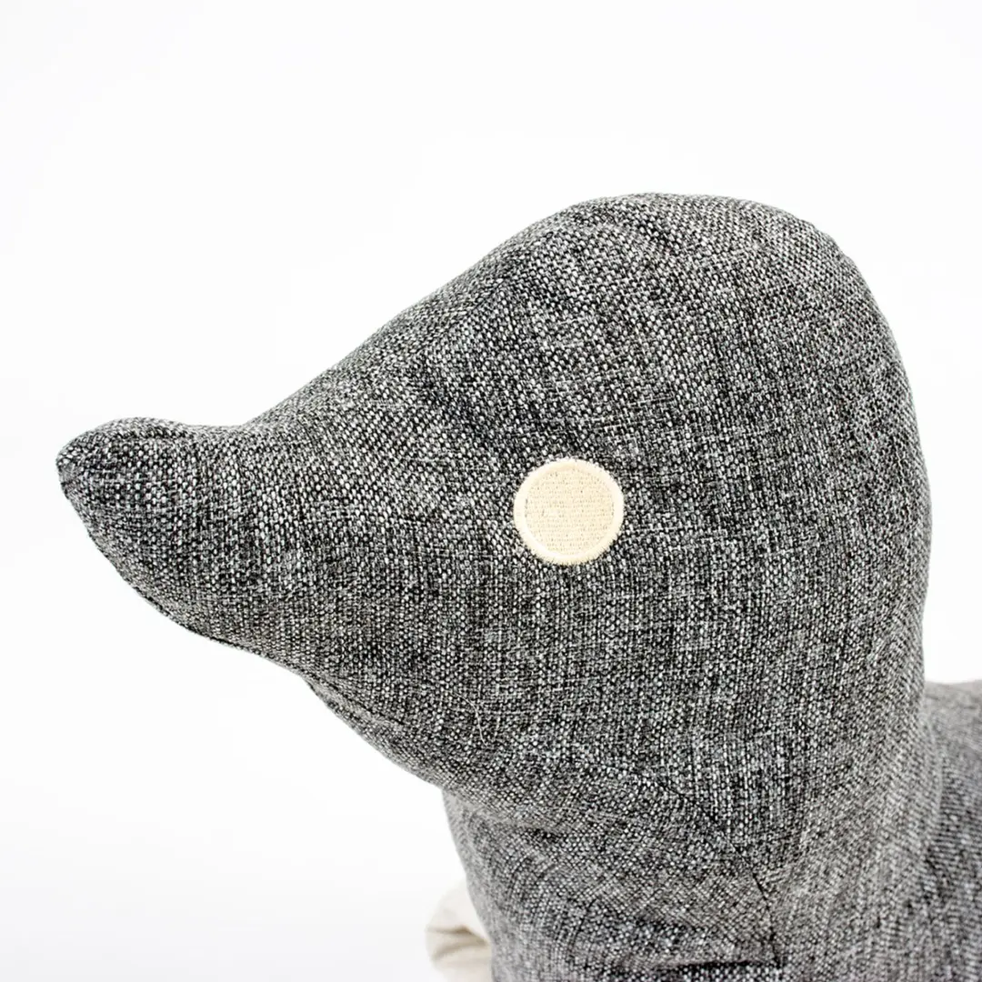 Duvo ECO Pluche Zeehond XL - 94x40x50cm Grijs