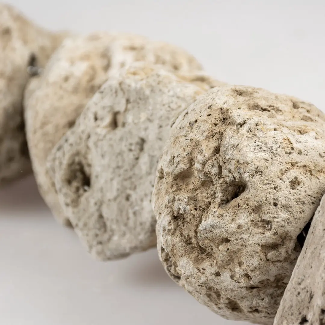 Duvo Vogelhanger met Lava Stenen - Maat S - Antraciet