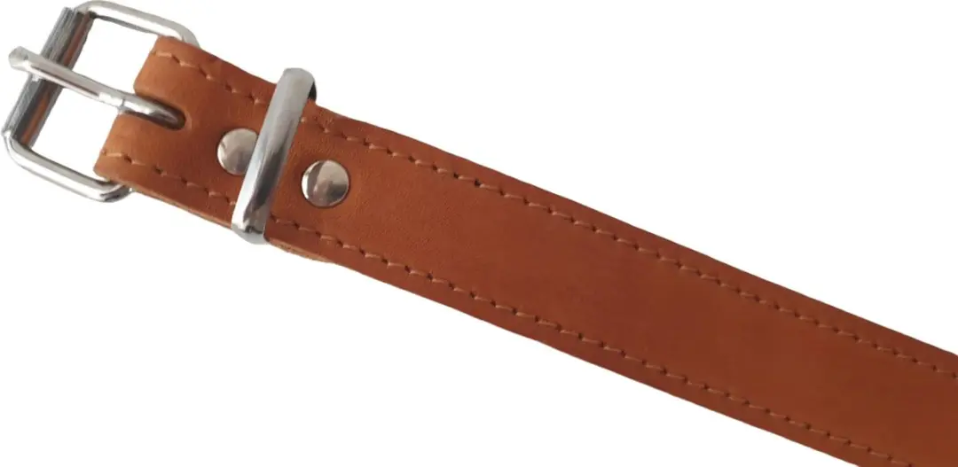 Duvo Diamond Dog Classy Halsband - Cognac - 22mm - XL