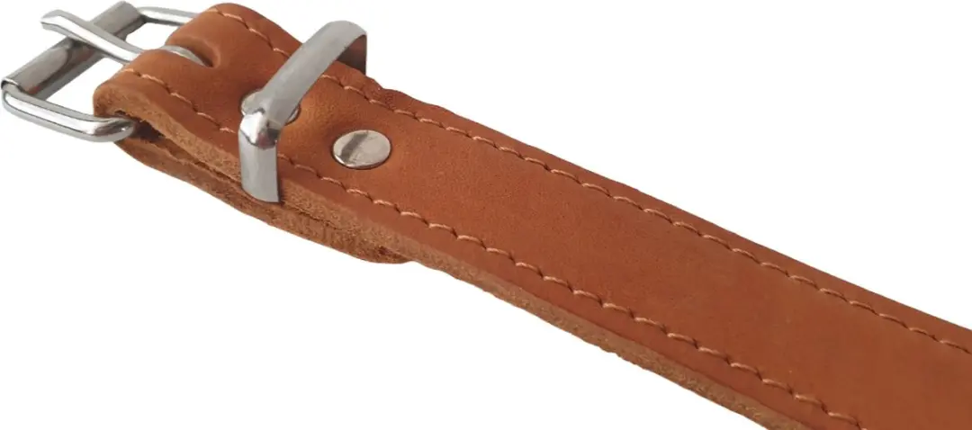 Duvo Diamond Dog Classy Halsband - Cognac - 22mm - XL