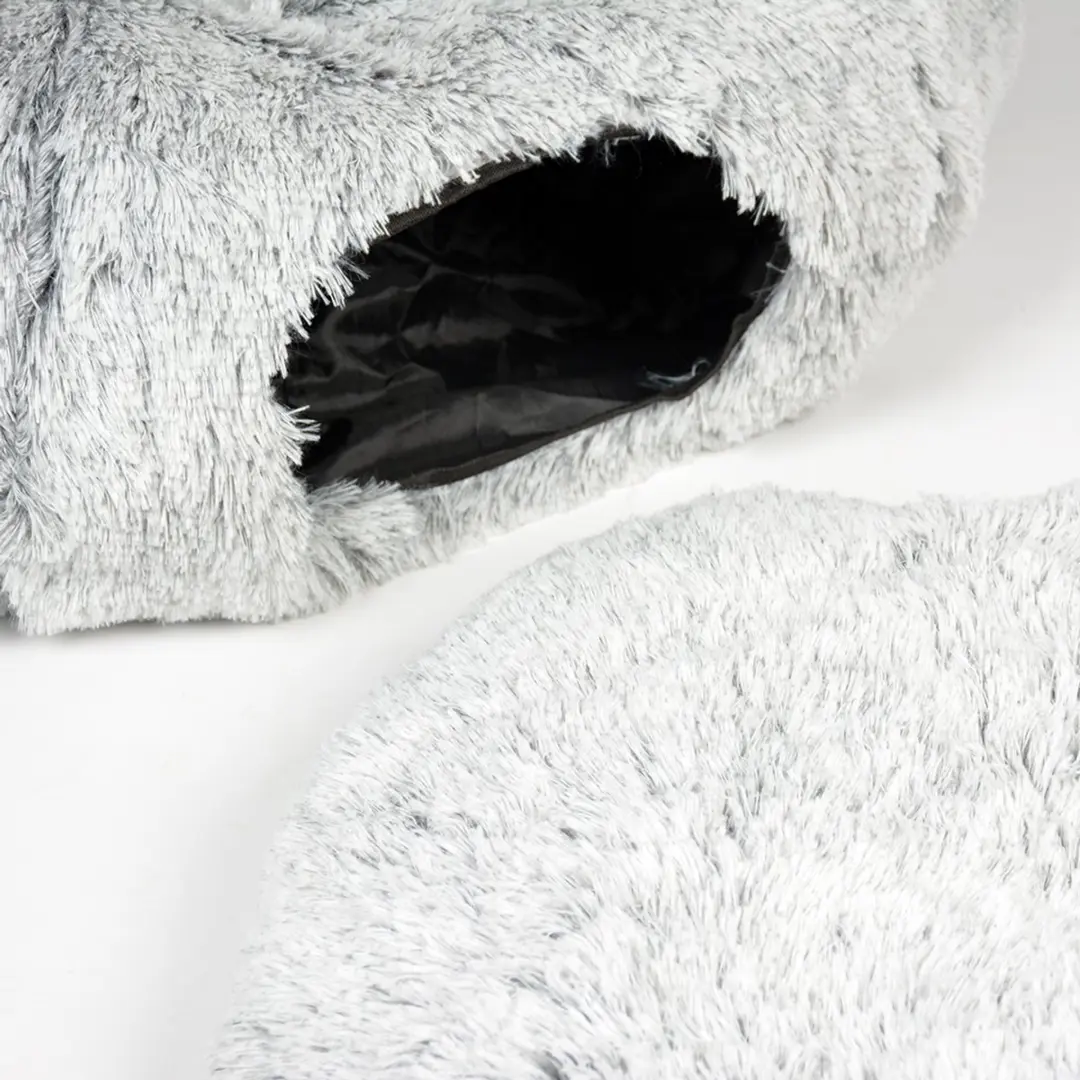 Duvo Snug Kattenmand & Kattentunnel - Grijs
