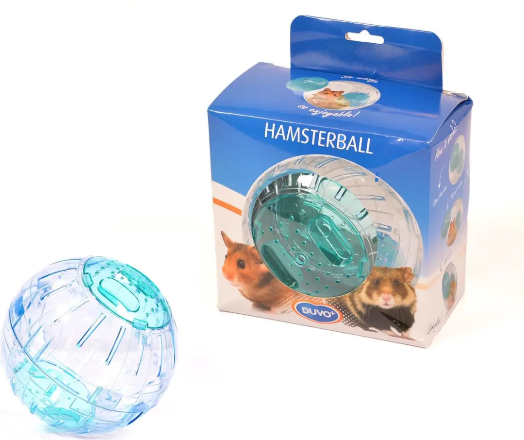 Duvo+ Hamsterbal Blauw 13cm