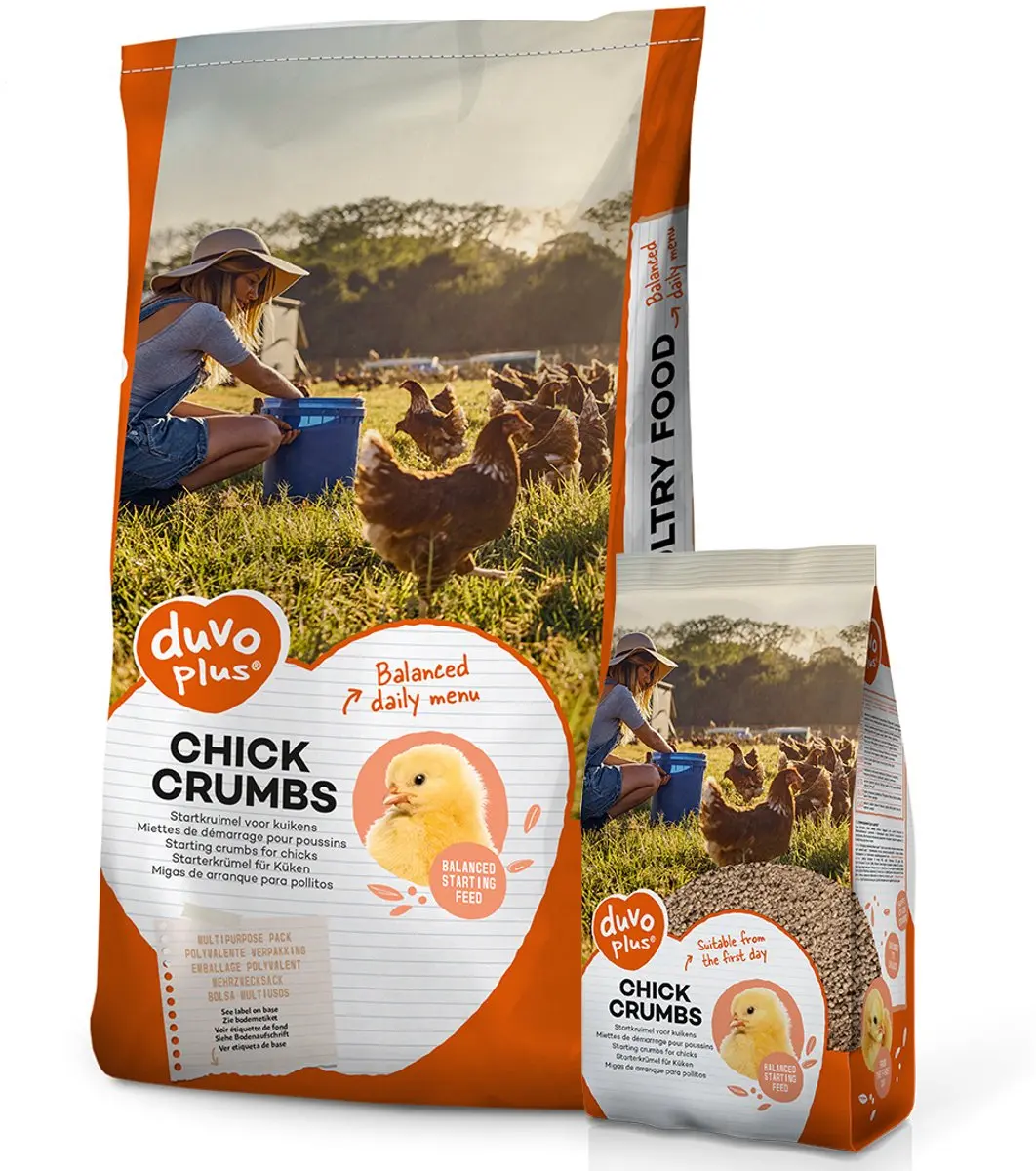 DuvoPlus Kuiken Kruimel Vogelveer 20kg