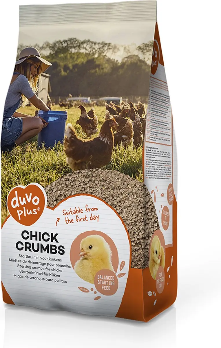DuvoPlus Kuiken Kruimel Vogelveer 20kg