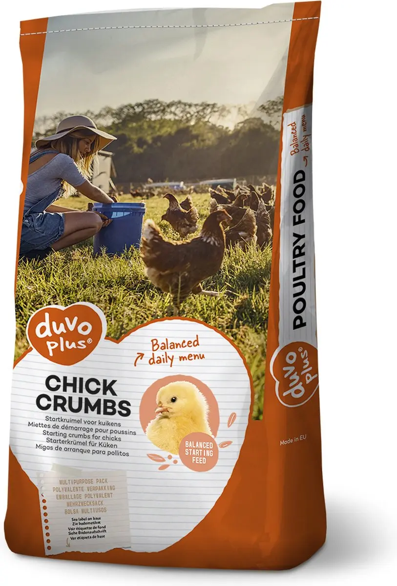 DuvoPlus Kuiken Kruimel Vogelveer 20kg