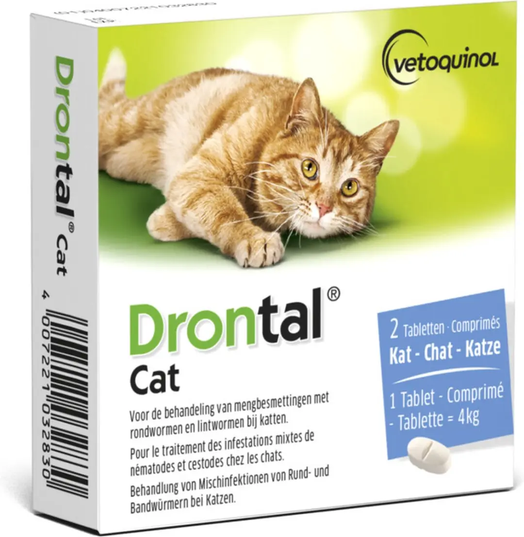 Drontal Cat Ontworming - 2 Tabletten - afbeelding 6 van 6