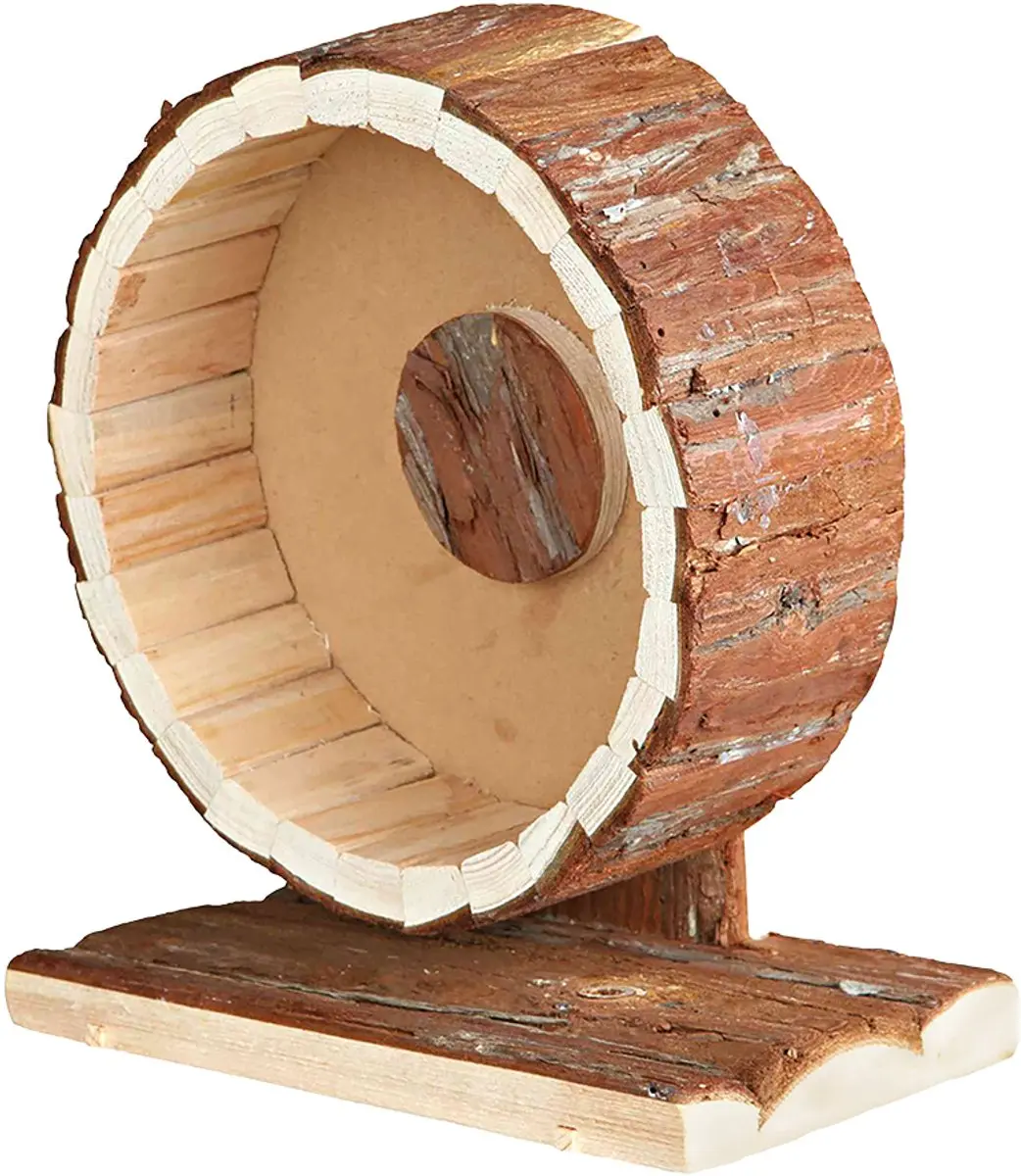 Duvo Duvoplus Houten Looprad voor Knaagdieren 20x12x22,5cm