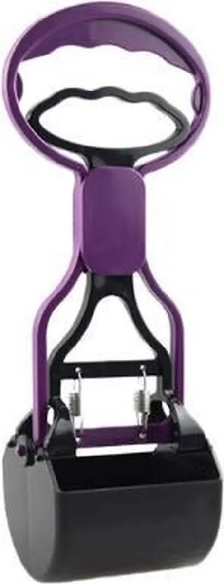 DuvoPlus Hondenpoepzakje Mini Poepschep 28cm - Zwart/oranje