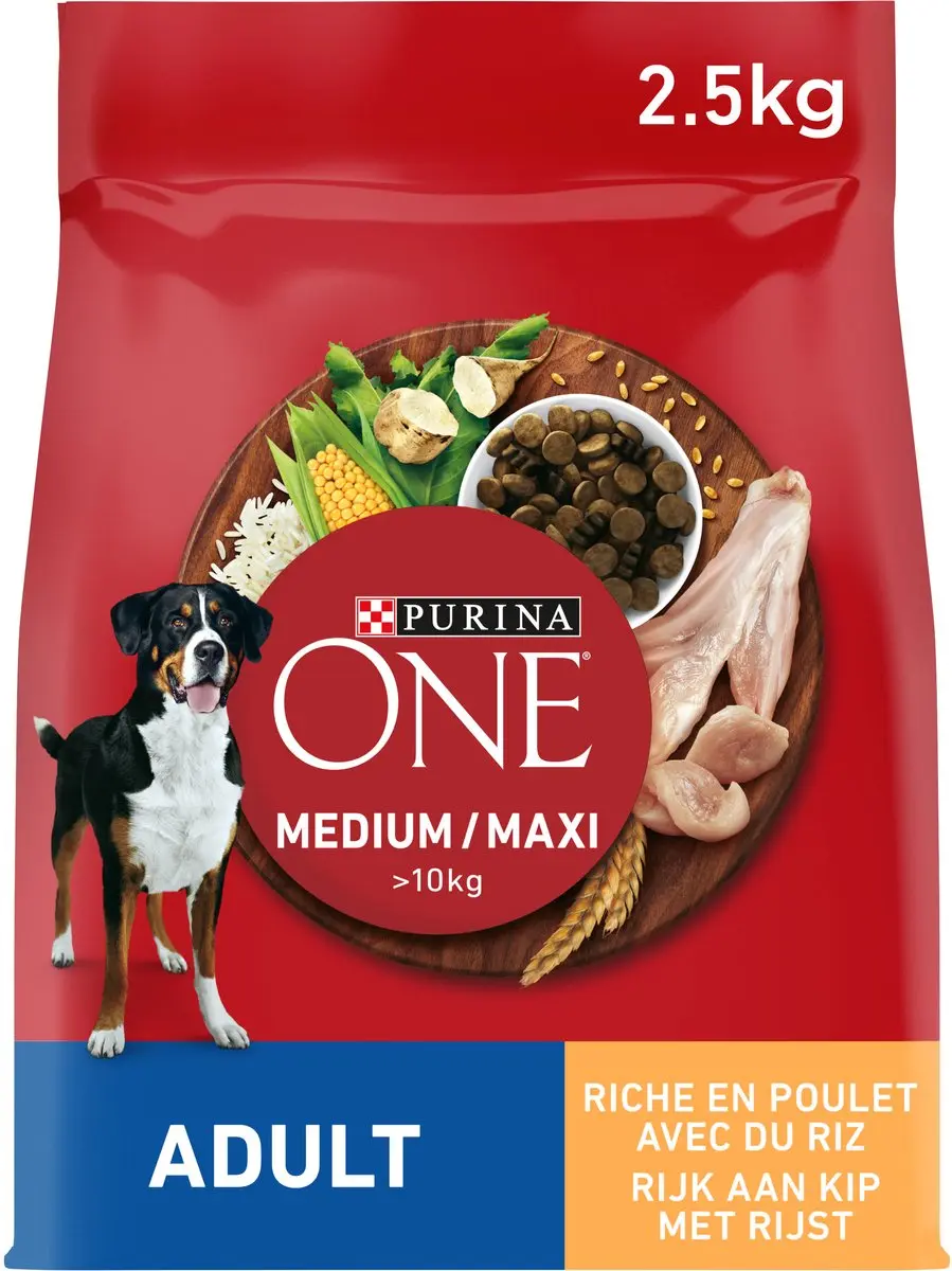 Purina ONE Medium Maxi Adult Hondenvoer
