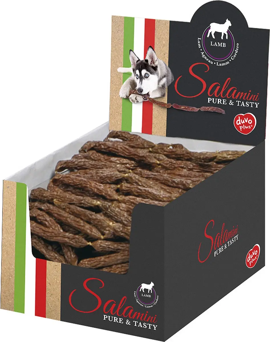 Duvo Duvoplus Hondensnack Salamini Lam 250 Stuks
