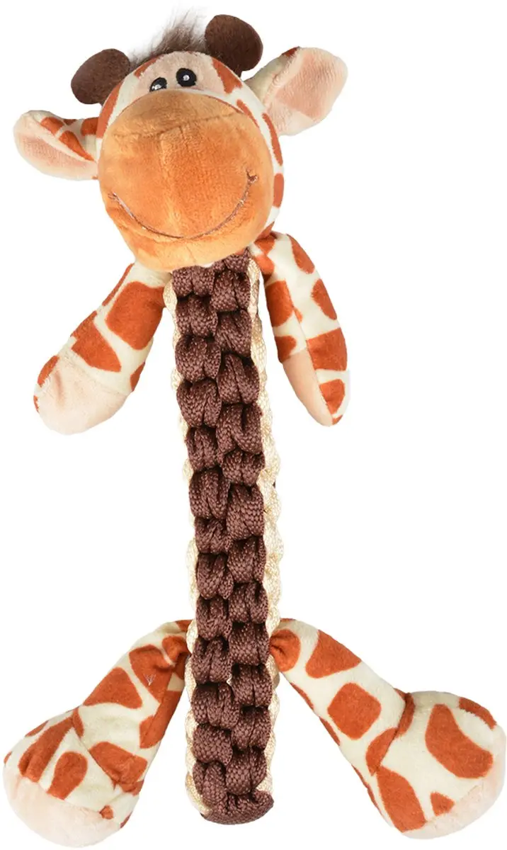 Duvo Zoo Friends Gino Giraffe Stick Bruin