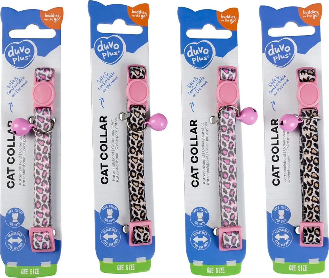 Duvo+ Kattenhalsband Panter Nylon