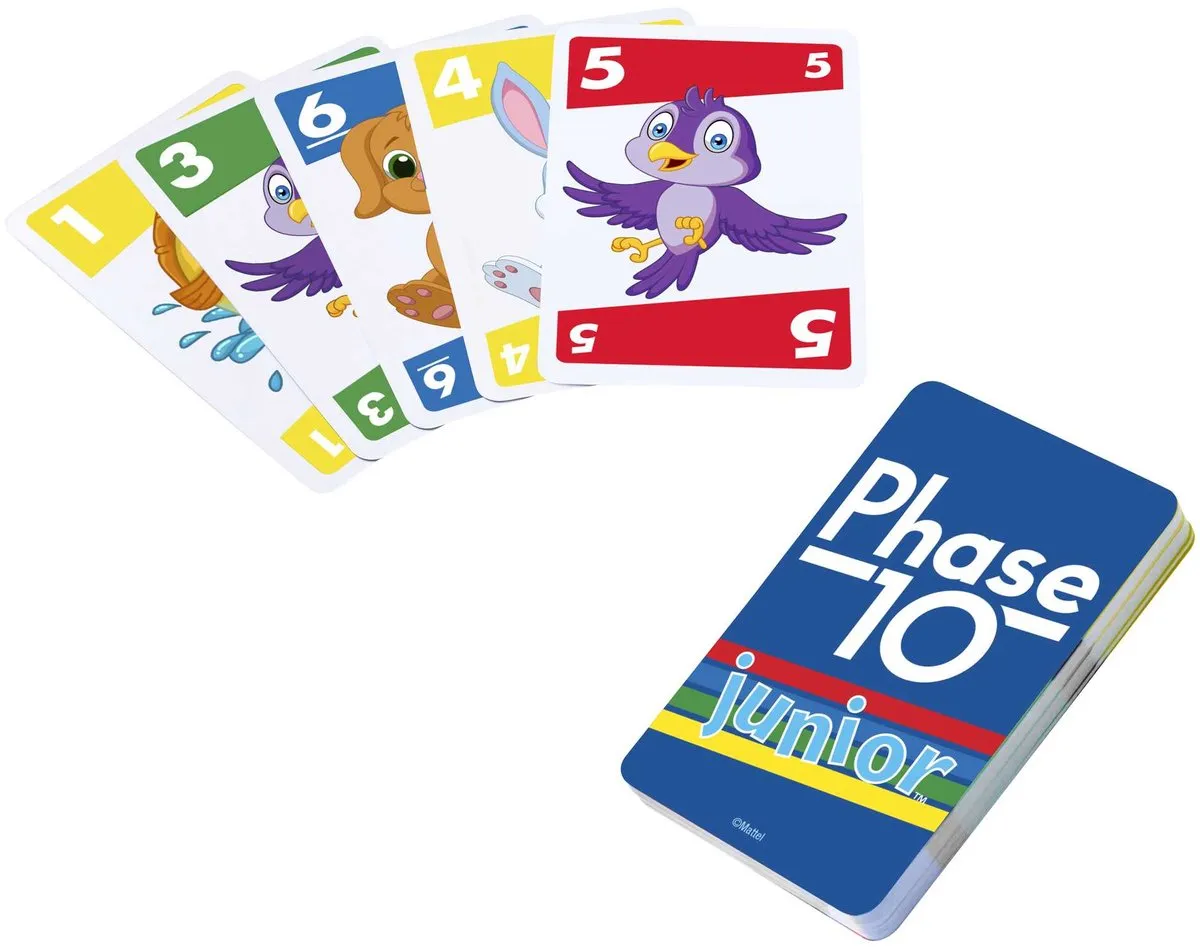 Mattel Games - Phase 10 Junior - Kaartspel