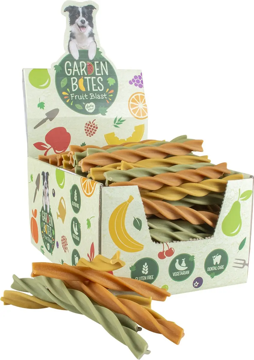 Duvo Garden Bites Fruity Dental Swirls