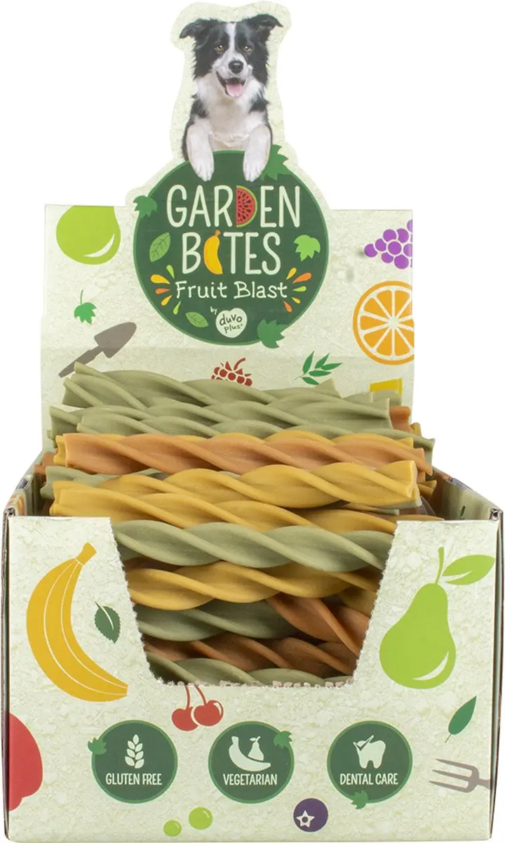 Duvo Garden Bites Fruity Dental Swirls - 135 Stuks