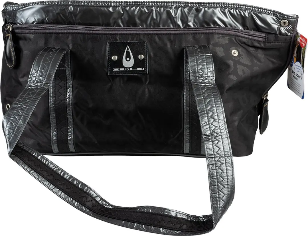 Duvo Paris Pet Bag Sporty Draagtas - 39x19x26cm - Max. 5kg - Zwart