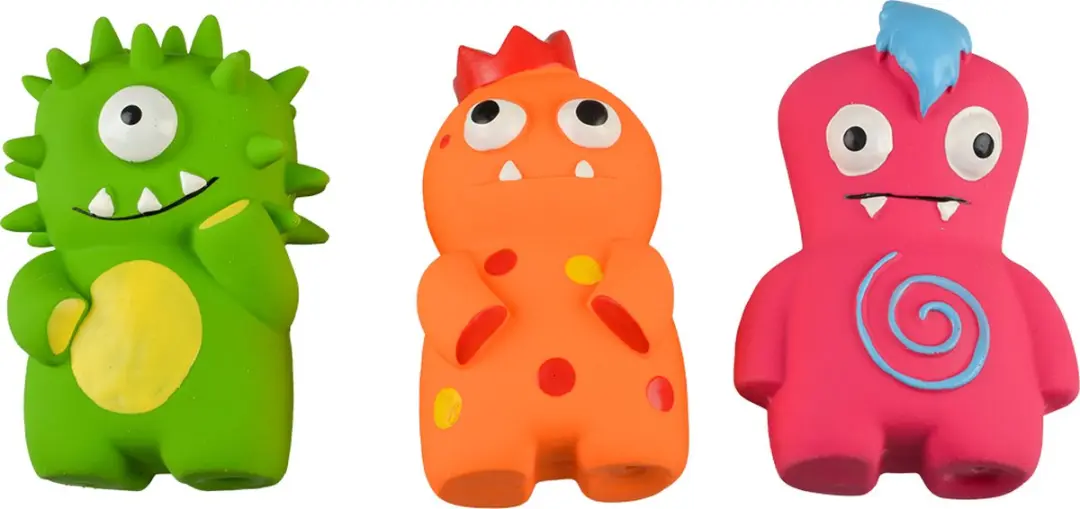 DuvoPlus Latex Monsters Hondenspeeltjes