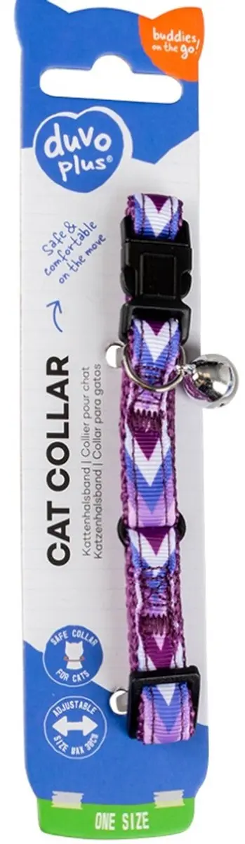 Duvo+ Kattenhalsband Boho Nylon 20-30cm