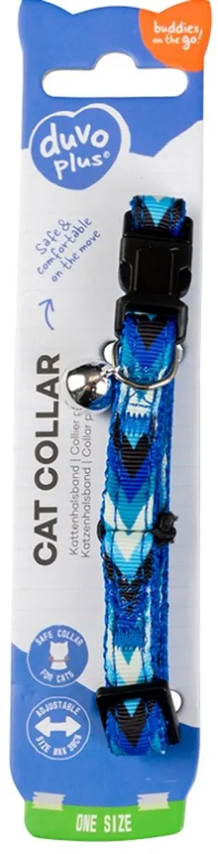 Duvo+ Kattenhalsband Boho Nylon 20-30cm