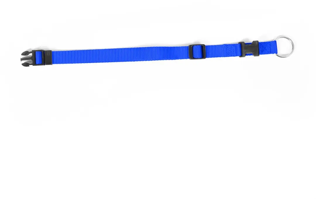 Duvo+ Nylon Halsband Verstelbaar Blauw 40-65cm