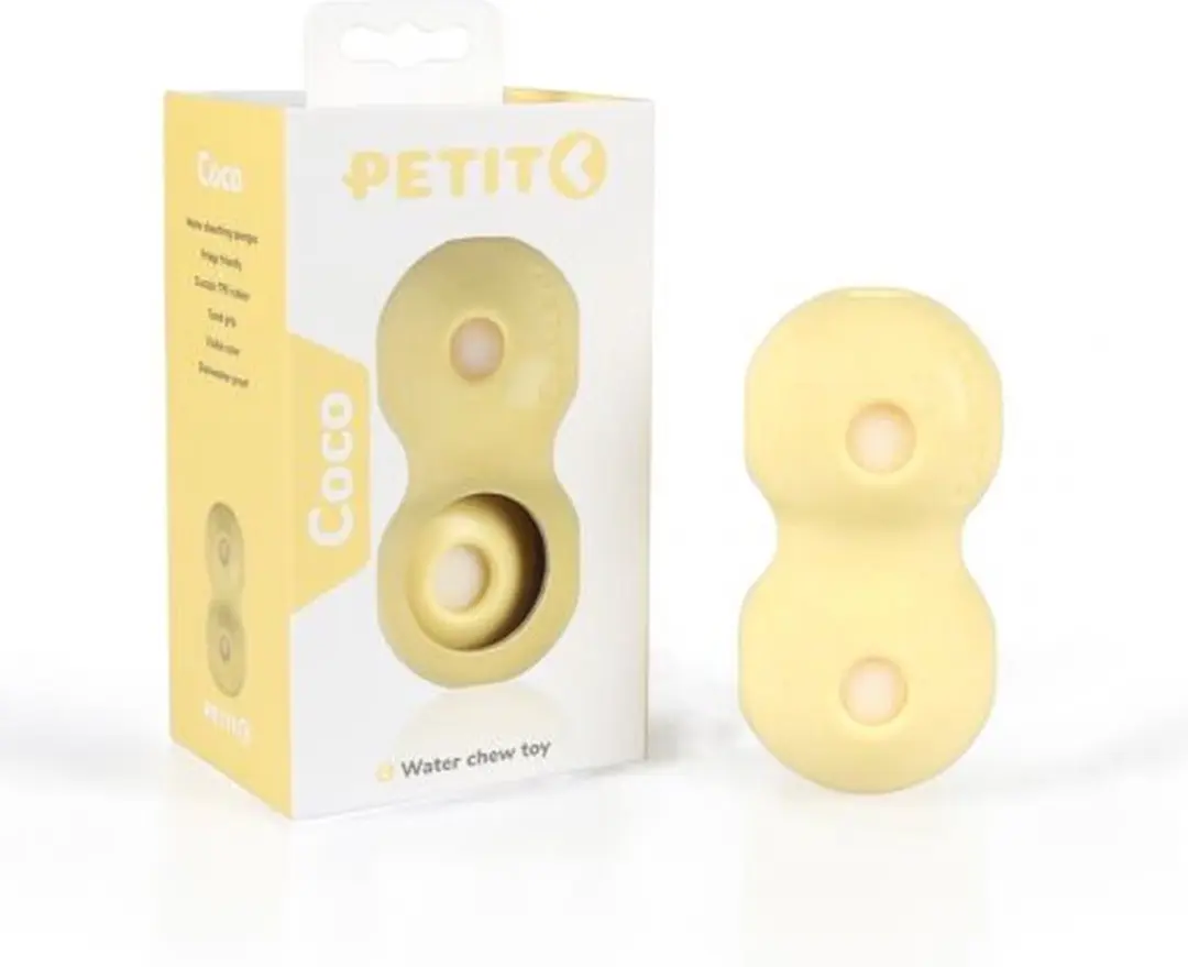 Duvo Petit Coco Puppyspeelgoed - Geel