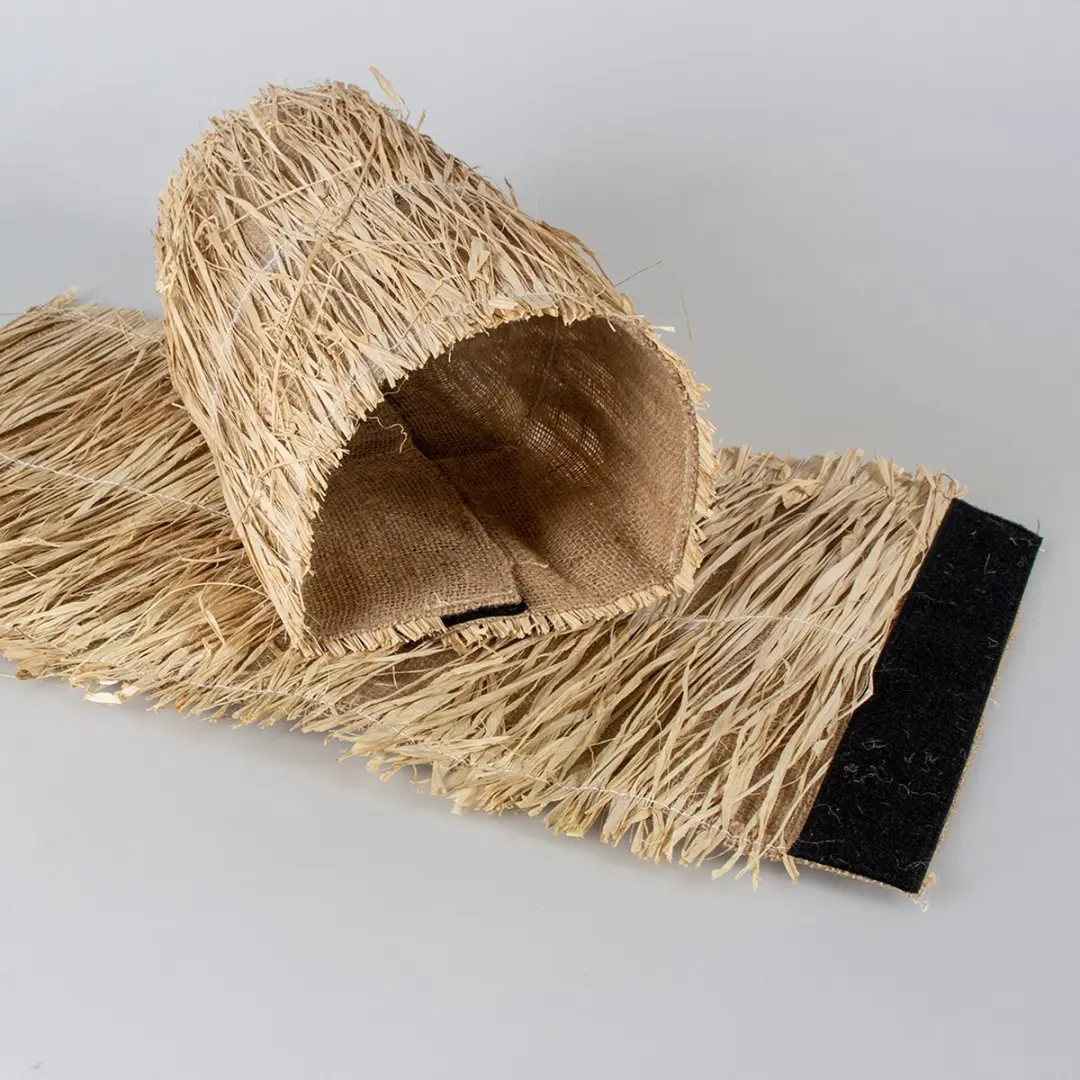 Duvo Linnen Speeltunnel Gras L - 38x19x16cm Beige