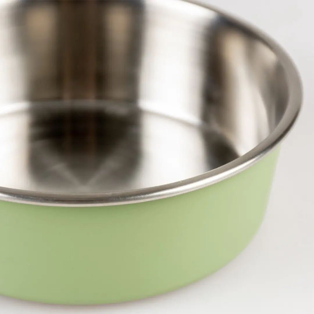 DuvoPlus Drinkbak Hond Eetkom Matte Fix 450ml - Groen
