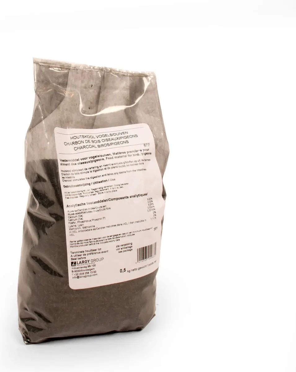 DuvoPlus Houtskool voor Vogels & Duiven 500g