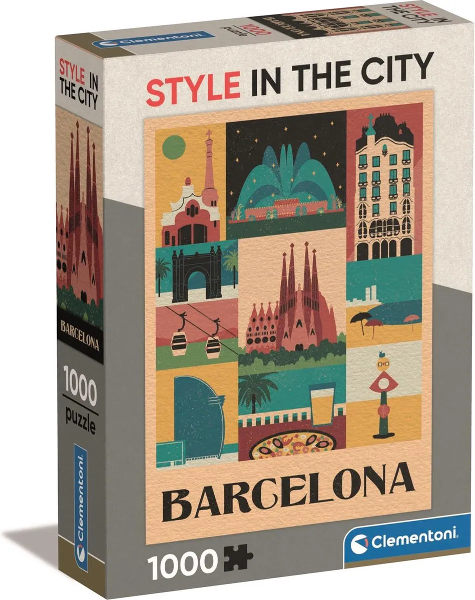 Clementoni Barcelona Puzzel 1000 Stuks